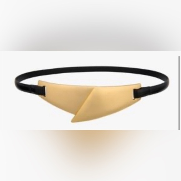 New Zara Limited Edition Leather Belt 1856/914 Size 34 - Picture 2 of 6